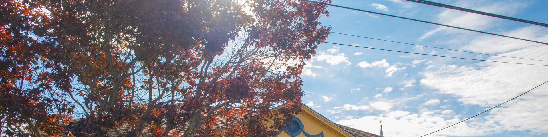 Ernest A. Taft Jr. Historical Museum in historic town center of Bellingham, Norfolk County, Massachusetts MA, USA. This build was Bellingham Public Library.