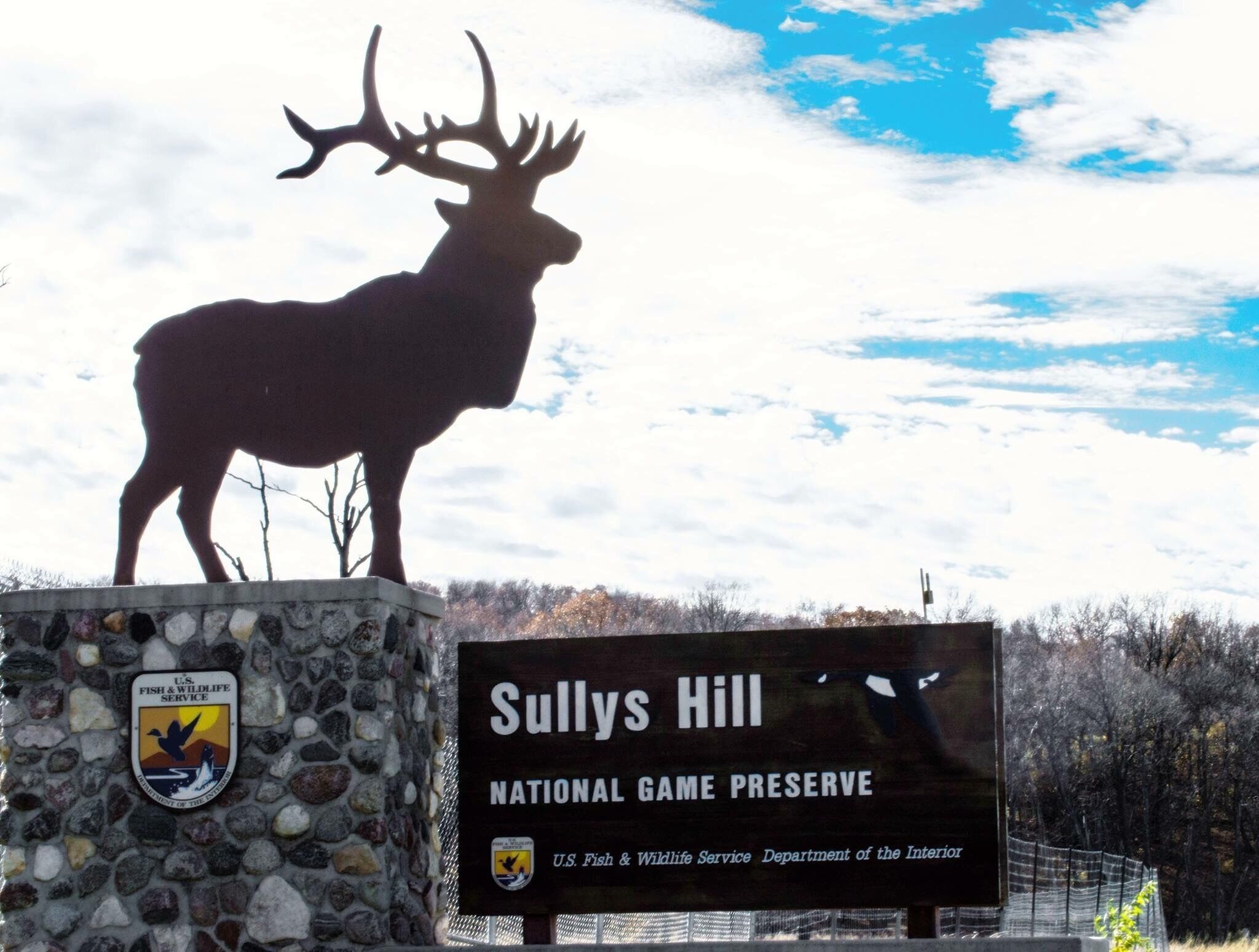 Sullys Hill National Game Preserve is a National Wildlife Refuge and nature center located on the shore of Devil's Lake in Benson County, North Dakota, within the Spirit Lake Tribe reservation.