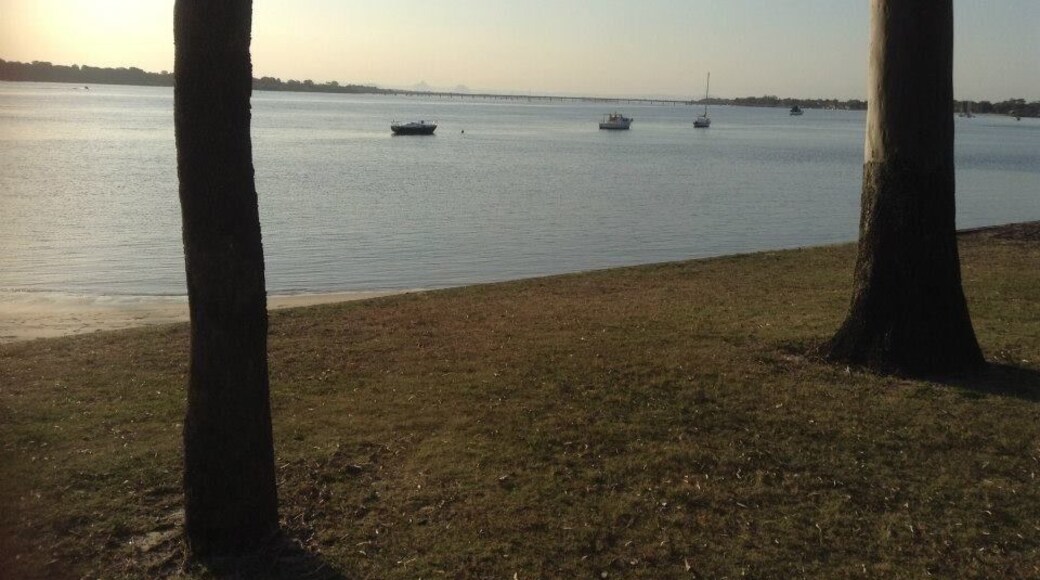 Picnic lunch and the sunset.