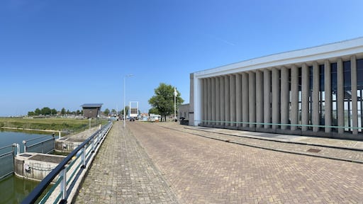 Pumping station in Stavoren in Friesland