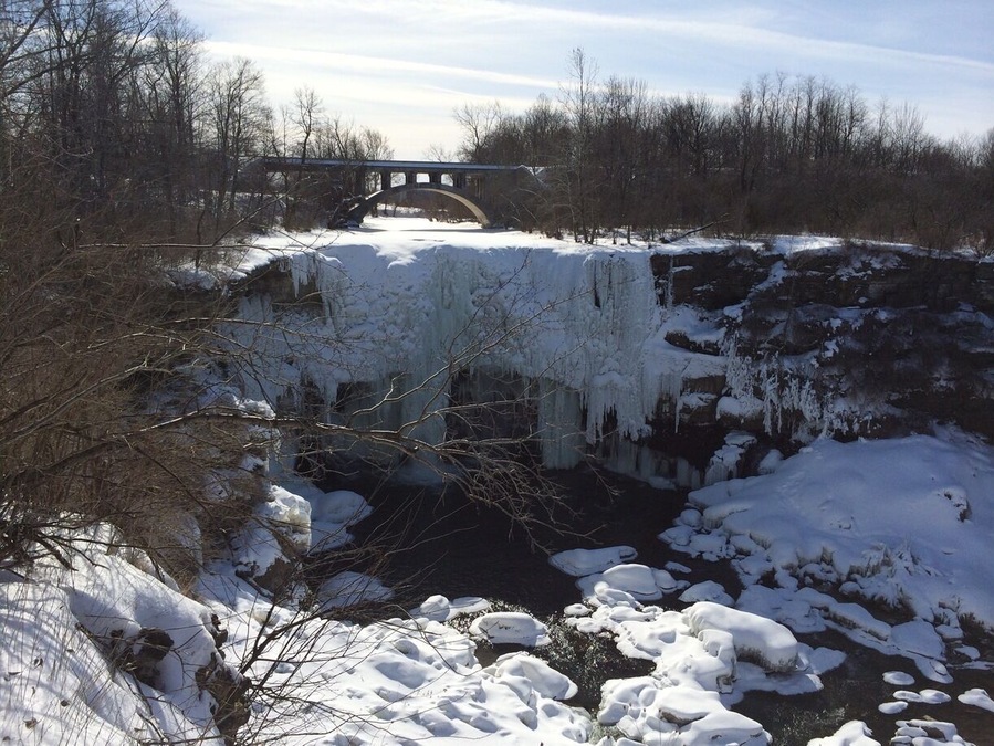 Stumbled upon this while riding snowmobiles.