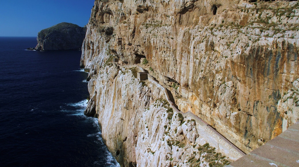 Way to Grotto Neptuno. 652 steps is very exhausting.