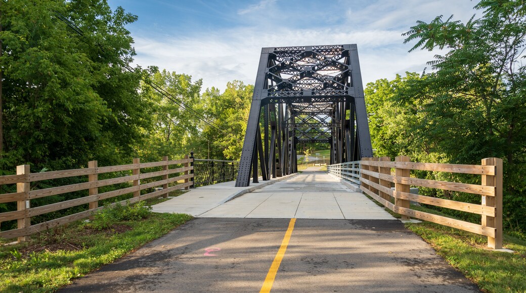 Macedon Bridge in New York State during Summer
