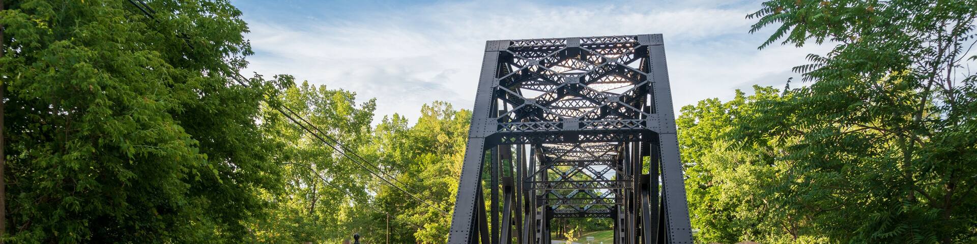 Macedon Bridge in New York State during Summer