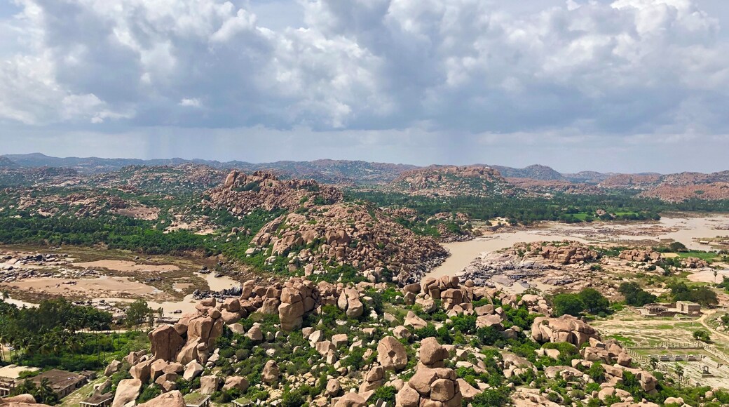 from Matanga hill
Although it was a little scary for me to climb this, the view was awesome!!
#India
#Hampi