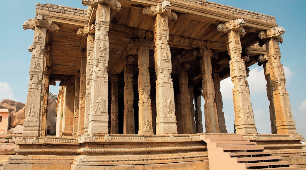 Ganesh Temple, a beautiful structure, untouched when all of the others were destroyed because it is not a place to worship but houses a big Ganesh statue