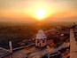 Another day comes to an end. On top of the Matanga hill in Hampi which offers amazing vantage point to appreciate the temple ruins, sunrise and sunset. It's a UNESCO heritage site and is a fabulous destination for the history and architectural aficionados.