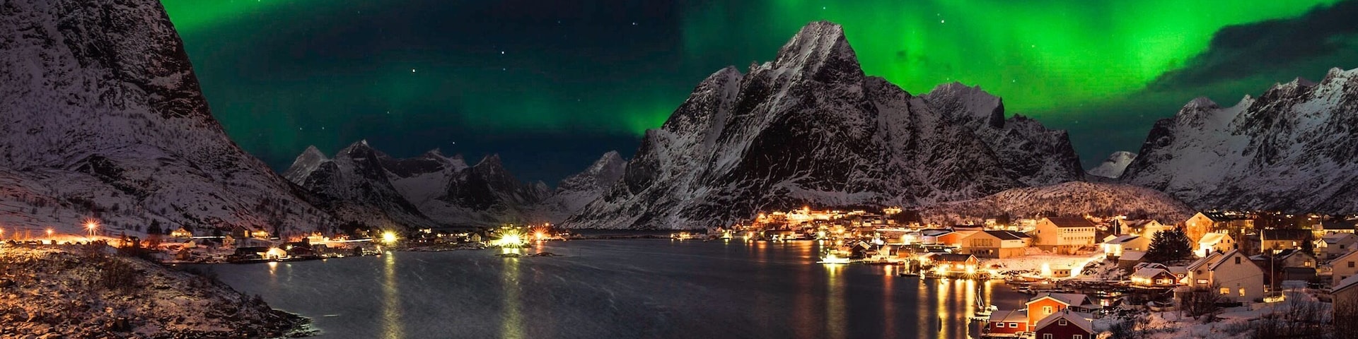 Dancing lights above the Arctic Circle.