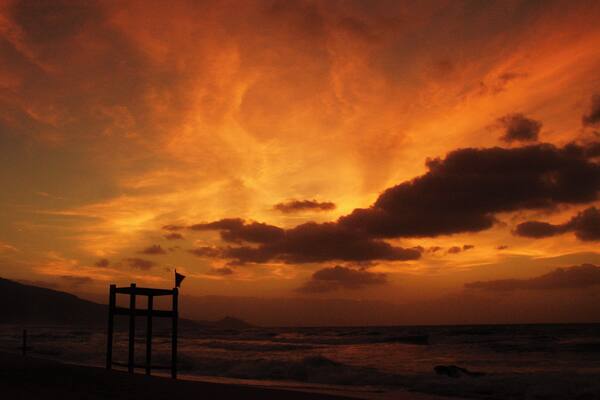 Fire in the paradise