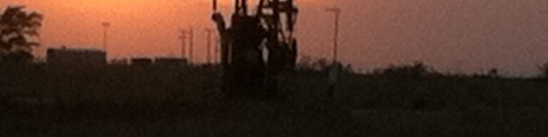 Huge oil field outside of Denver City.