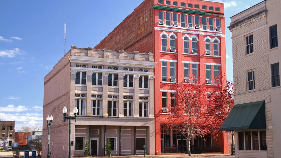 Shreveport, LA Historic Downtown Buildings in Louisiana