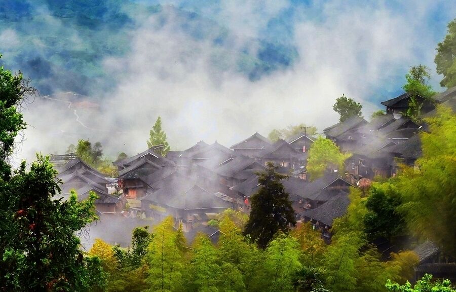 Basha Miao Village of Congjiang.
#芭莎苗寨.

https://twitter.com/Beautifulgx