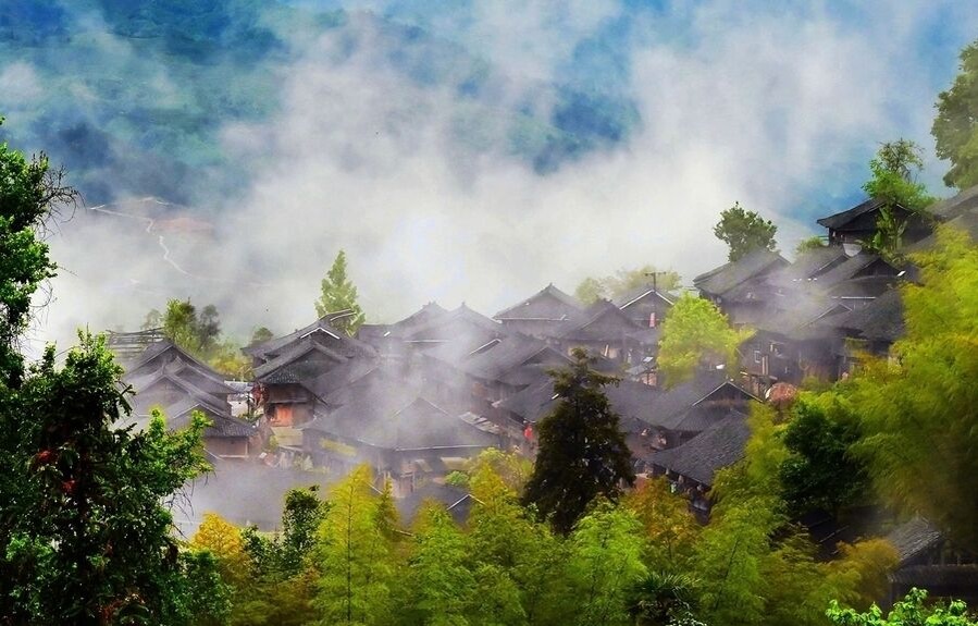 Basha Miao Village of Congjiang.
#芭莎苗寨.
https://twitter.com/Beautifulgx