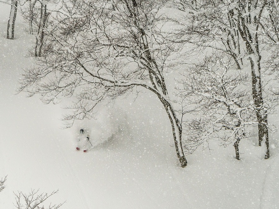 A ski resort on the flanks of Mount Iwaki and within viewing distance to the sea of Japan. Things sometimes get deep in these parts! #adventure