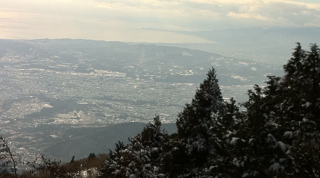大山山頂からの景色(箱根辺り)
