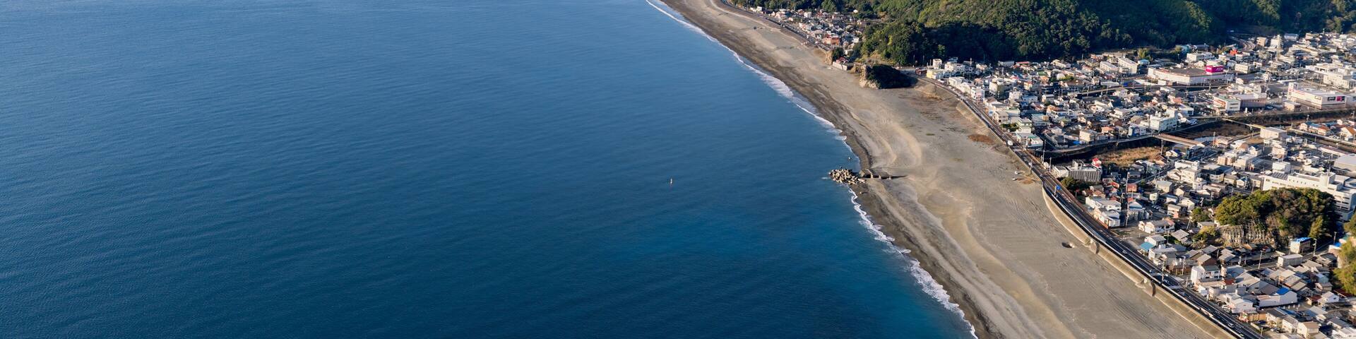 Endless Pacific Coastline at Shichiri Mihama, Kumano, Japan