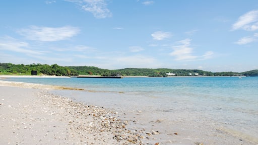 西尾市 佐久島・石垣海岸の穏やかな海と白い砂浜 / Calm Sea and White Sandy Beach of Ishigaki Coast, Sakushima Island (Nishio, Aichi)