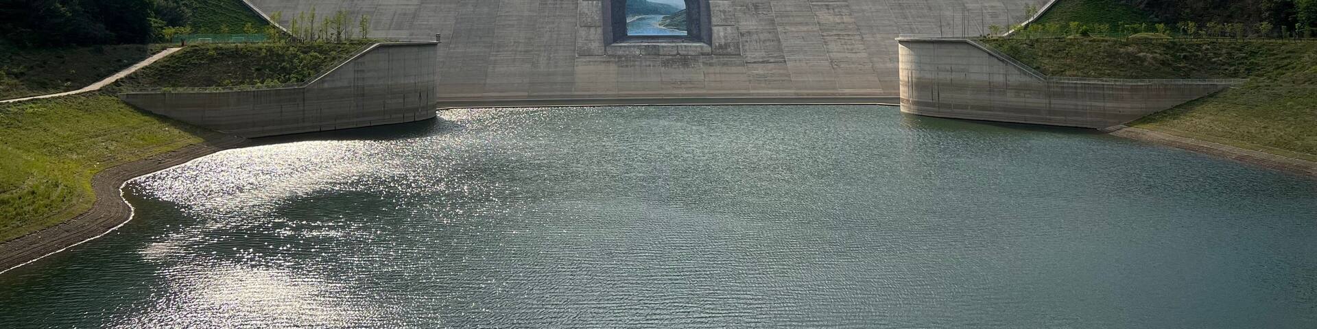 Peace dam on the river