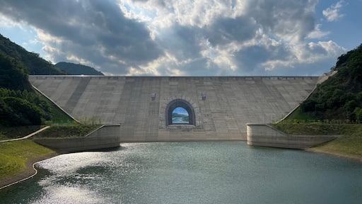 Peace dam on the river
