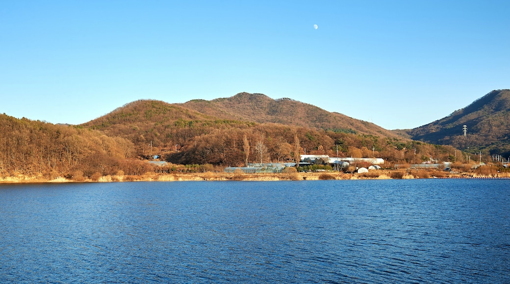 Baegun Lake in Uiwang-si, South Korea.