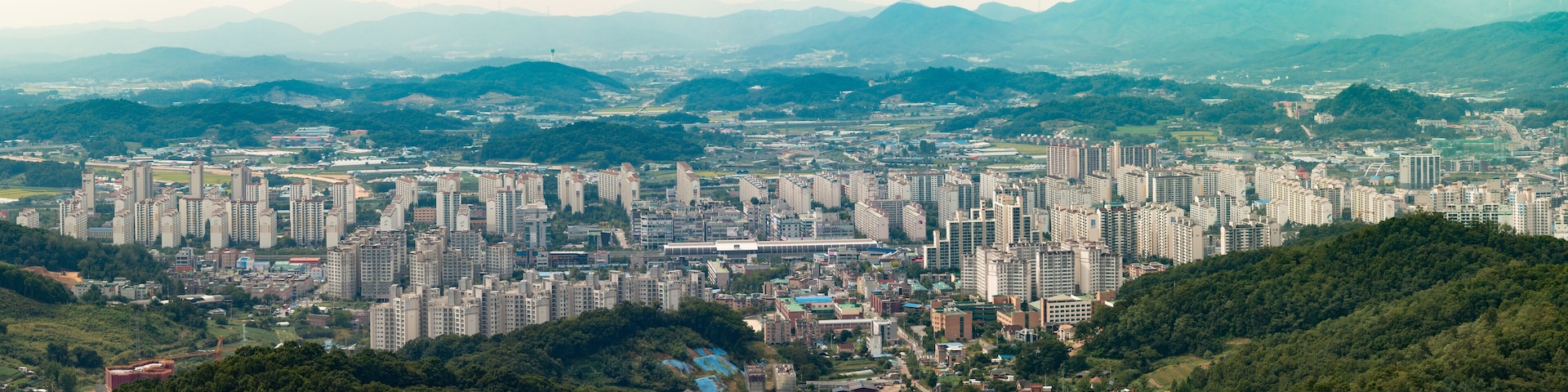 DongDuCheon South Korea Panorama 동두천 신시가지 파노라마