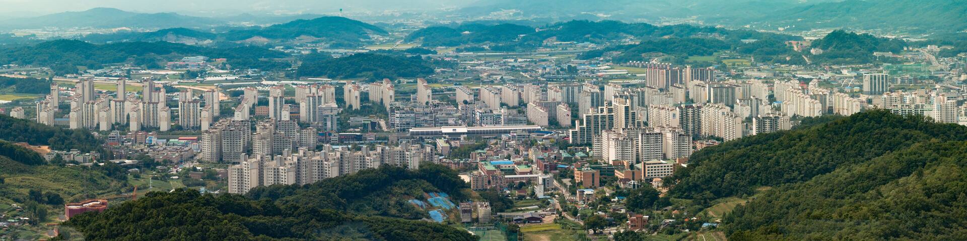 DongDuCheon South Korea Panorama 동두천 신시가지 파노라마