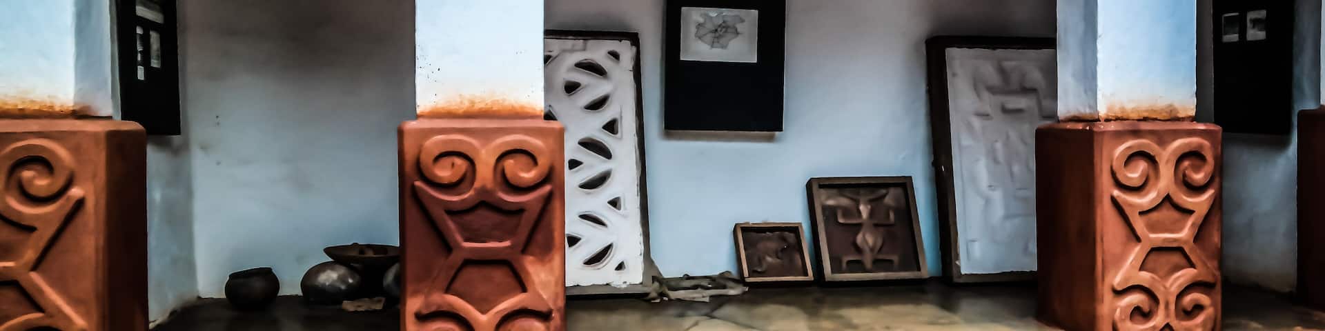 View to Besease Traditional Asante Shrine at,Ejisu, Kumasi, Ghan