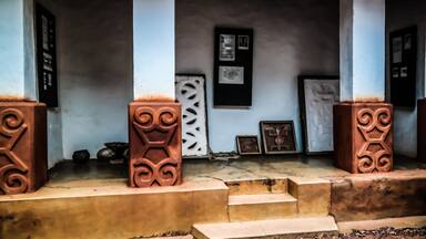 View to Besease Traditional Asante Shrine at,Ejisu, Kumasi, Ghan
