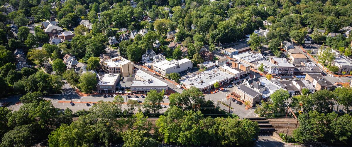 Aerial Landscape of Maplewood New Jersey