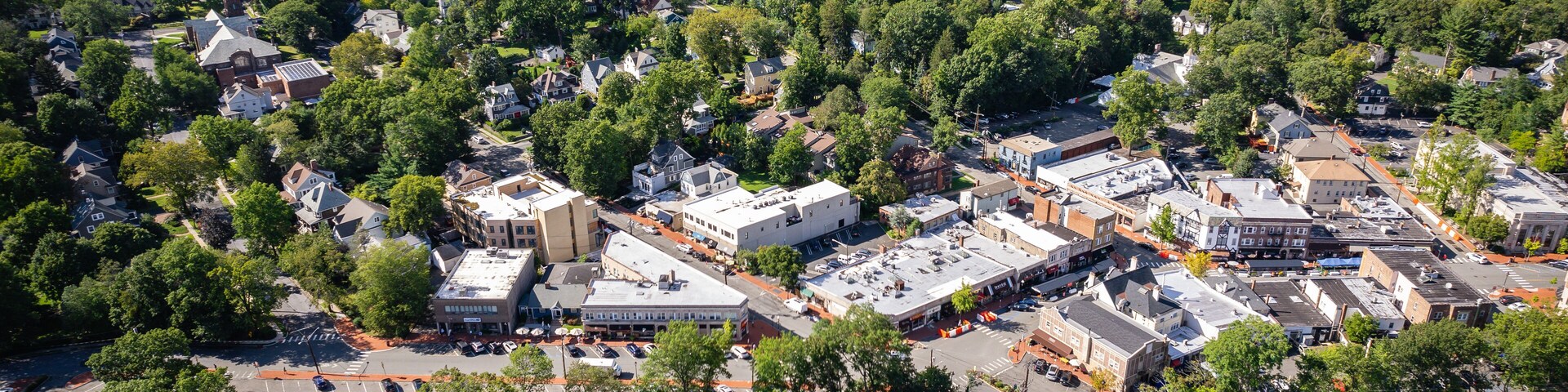 Aerial Landscape of Maplewood New Jersey