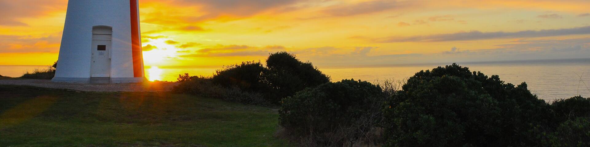 Sunset at Mersey Bluff Lighthouse, Devonport, Northern Tasmania, Australia