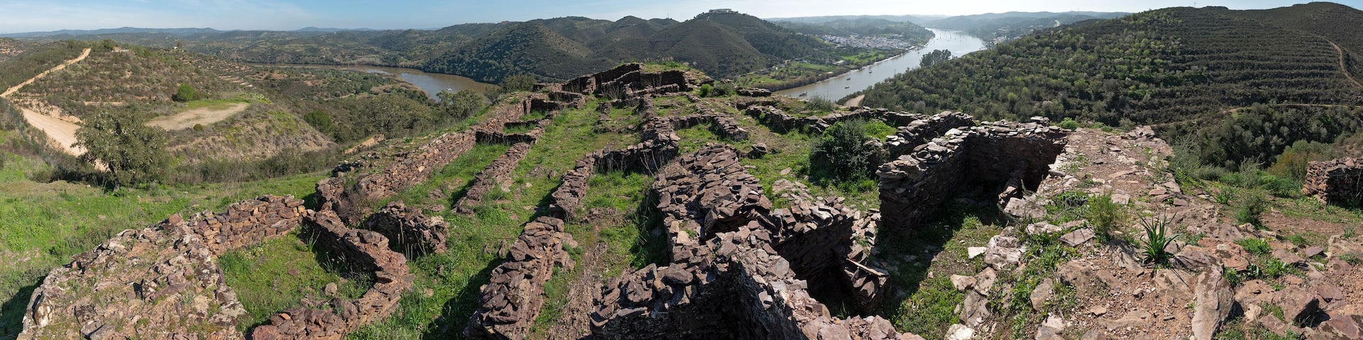 Panoramic view from the old castle of Alcoutim