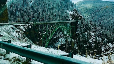 Scenic highway on the road to Leadville from Vail.