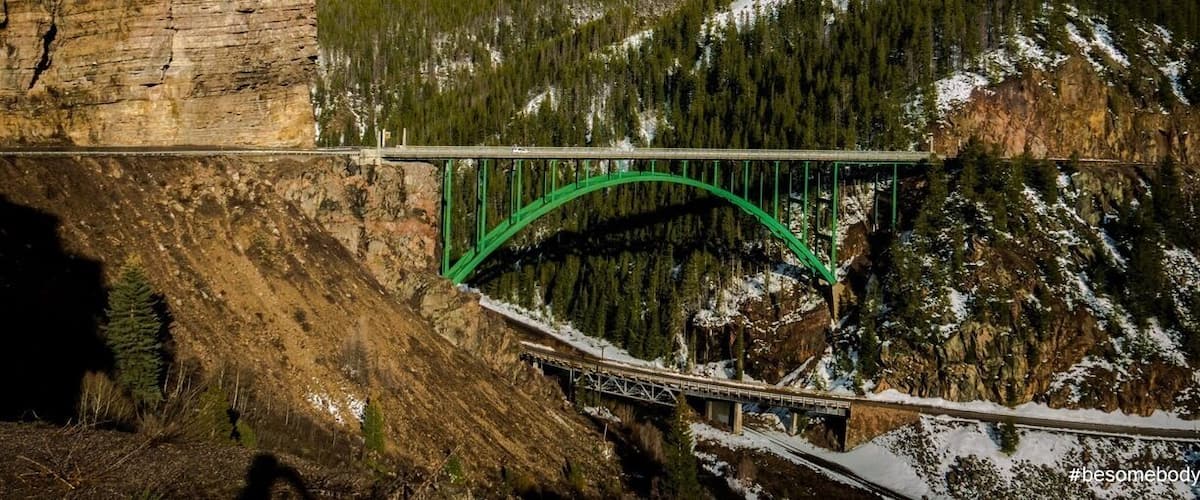 A very cool suspension bridge.