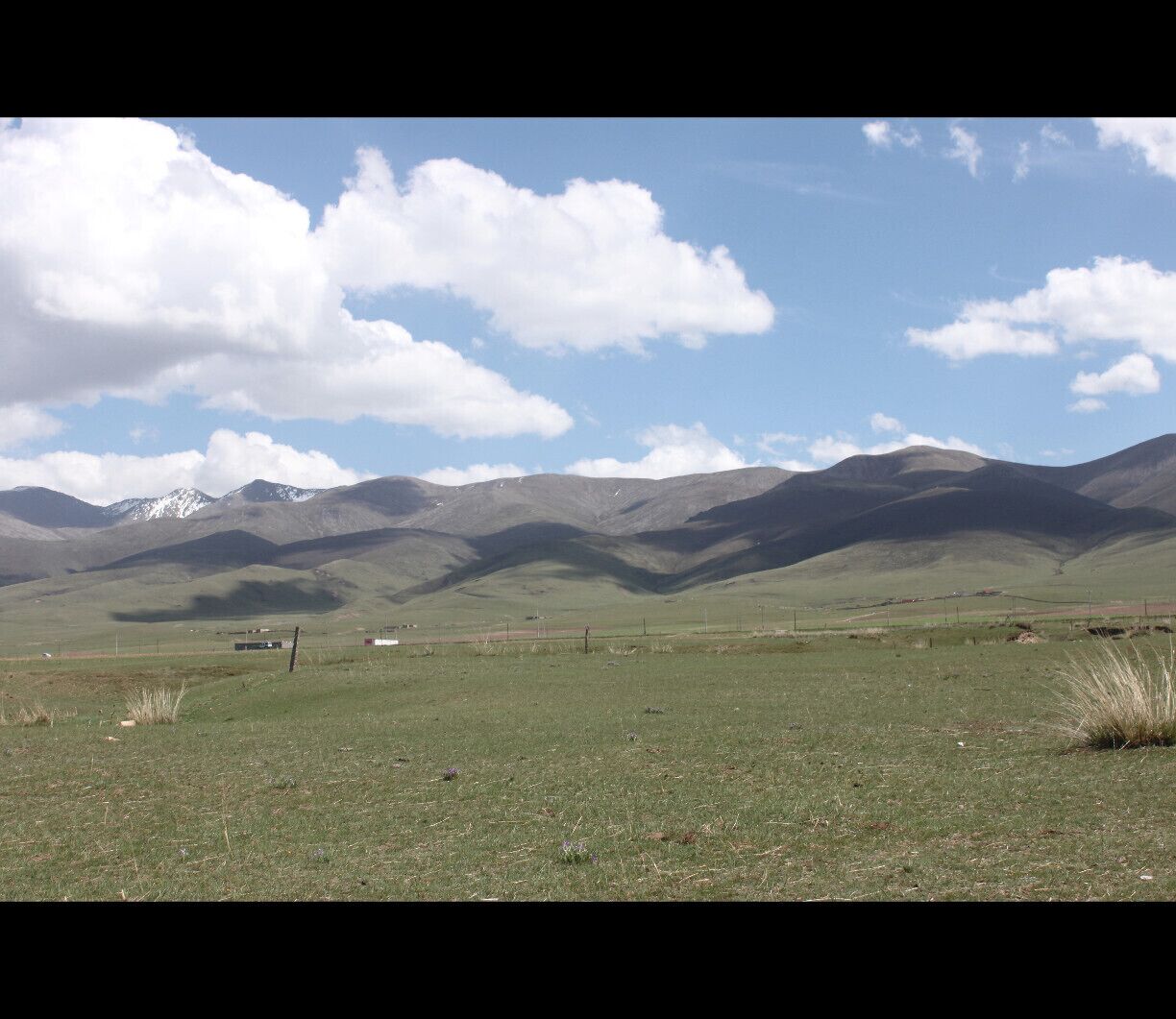 Cloud shadows over the Qinghai Plateau