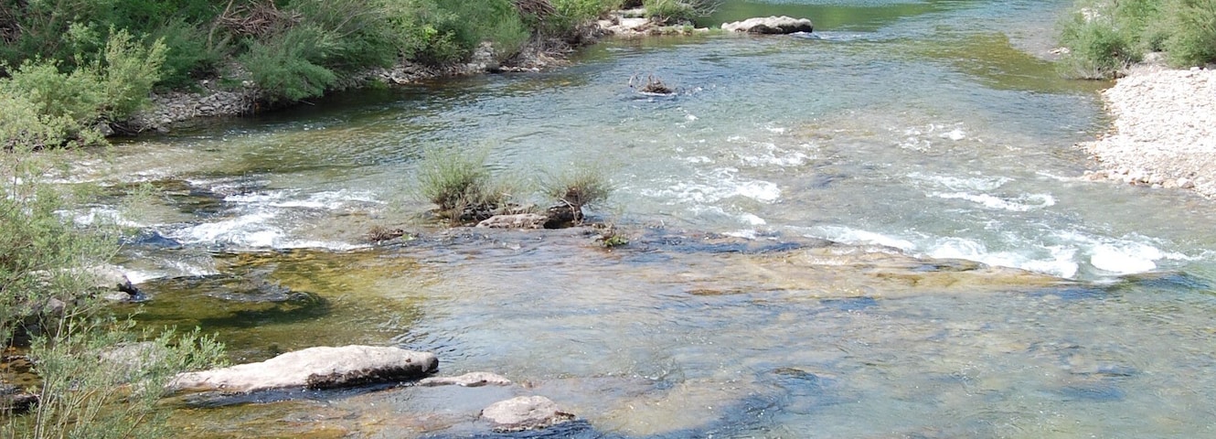 Cèze River near Montclus