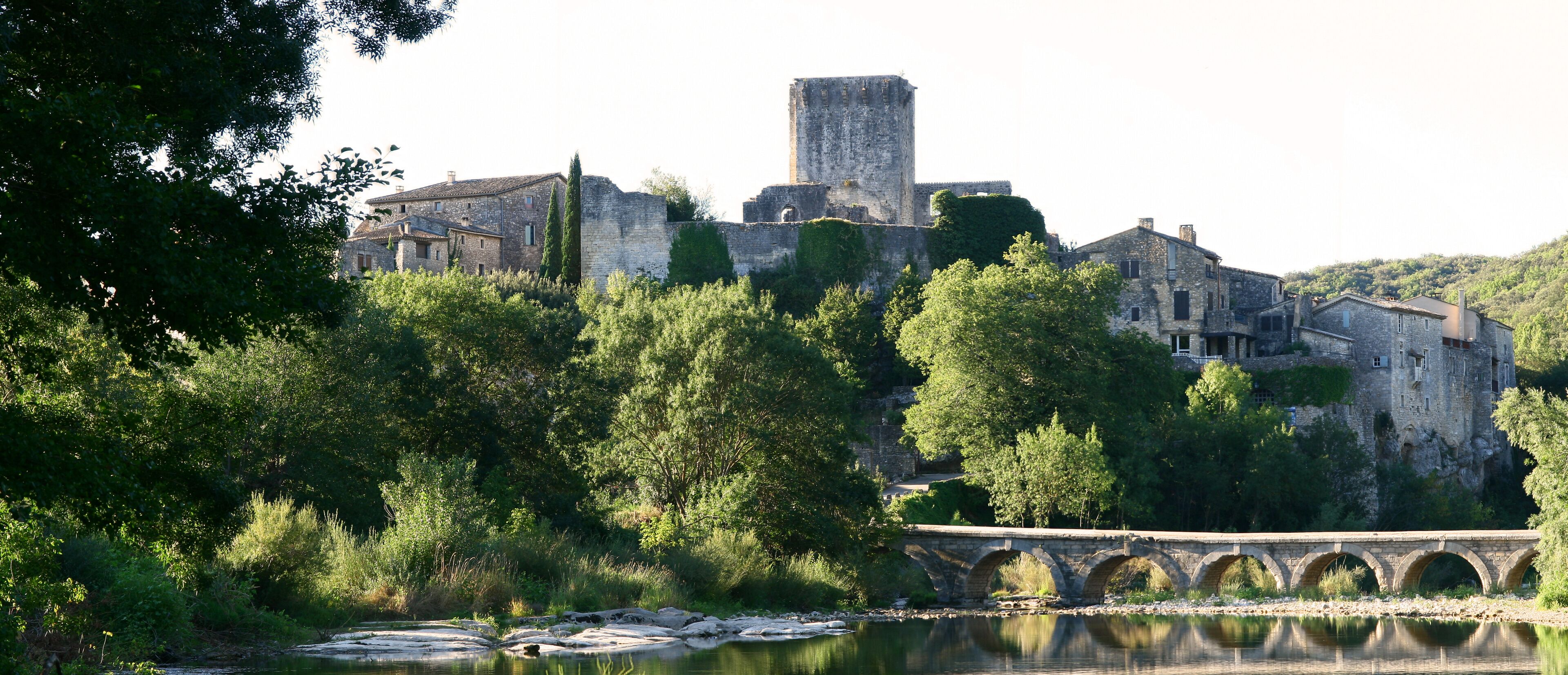 Montclus, village du Gard en France