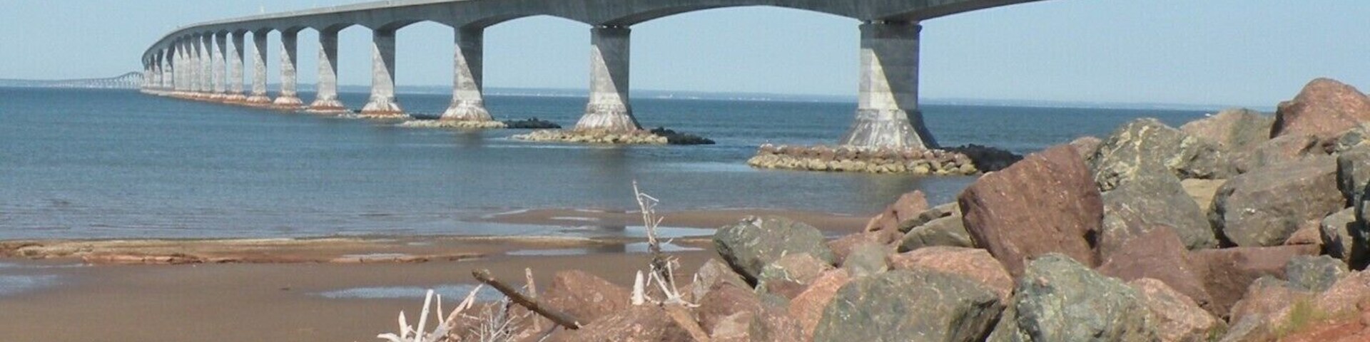 The Confederation Bridge spans the Abegweit Passage of Northumberland Strait. It links Prince Edward Island with mainland New Brunswick, Canada.
Before its official naming, Prince Edward Islanders often referred to the bridge as the "Fixed Link".
Construction took place from October 1993 to May 1997 and cost C$1.3 billion. The 12.9-kilometre (8 mi) bridge opened on 31 May 1997
#bridge #canada #pei #newbrunswick