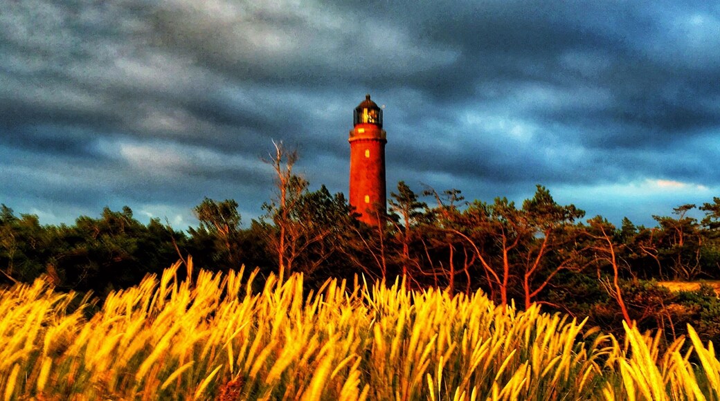 Light Haus Darsser yesterday. It was very windy and Flying sand. To reach there take a byck.
The Photo has been tacken by iPhone 6+