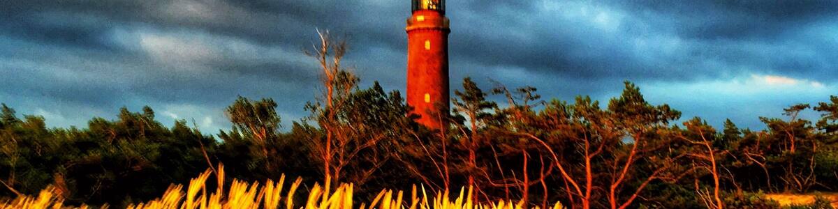 Light Haus Darsser yesterday. It was very windy and Flying sand. To reach there take a byck.
The Photo has been tacken by iPhone 6+