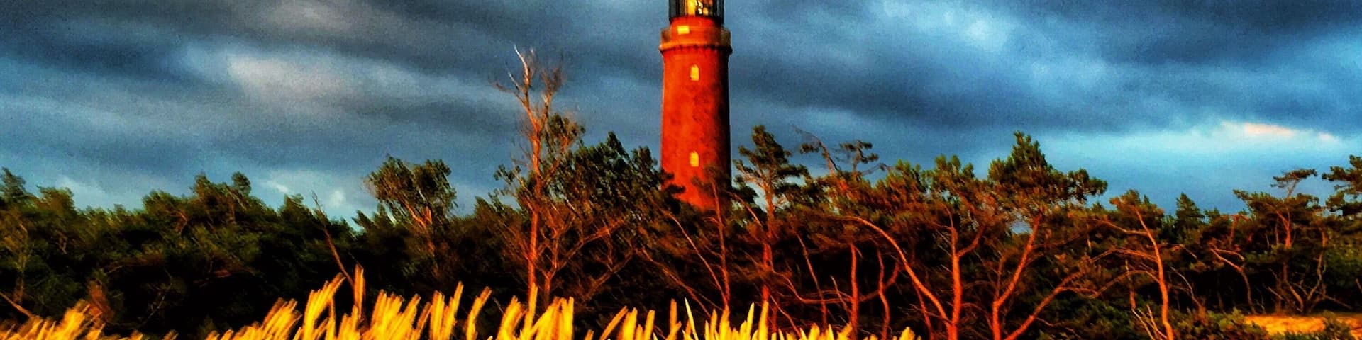 Light Haus Darsser yesterday. It was very windy and Flying sand. To reach there take a byck.
The Photo has been tacken by iPhone 6+