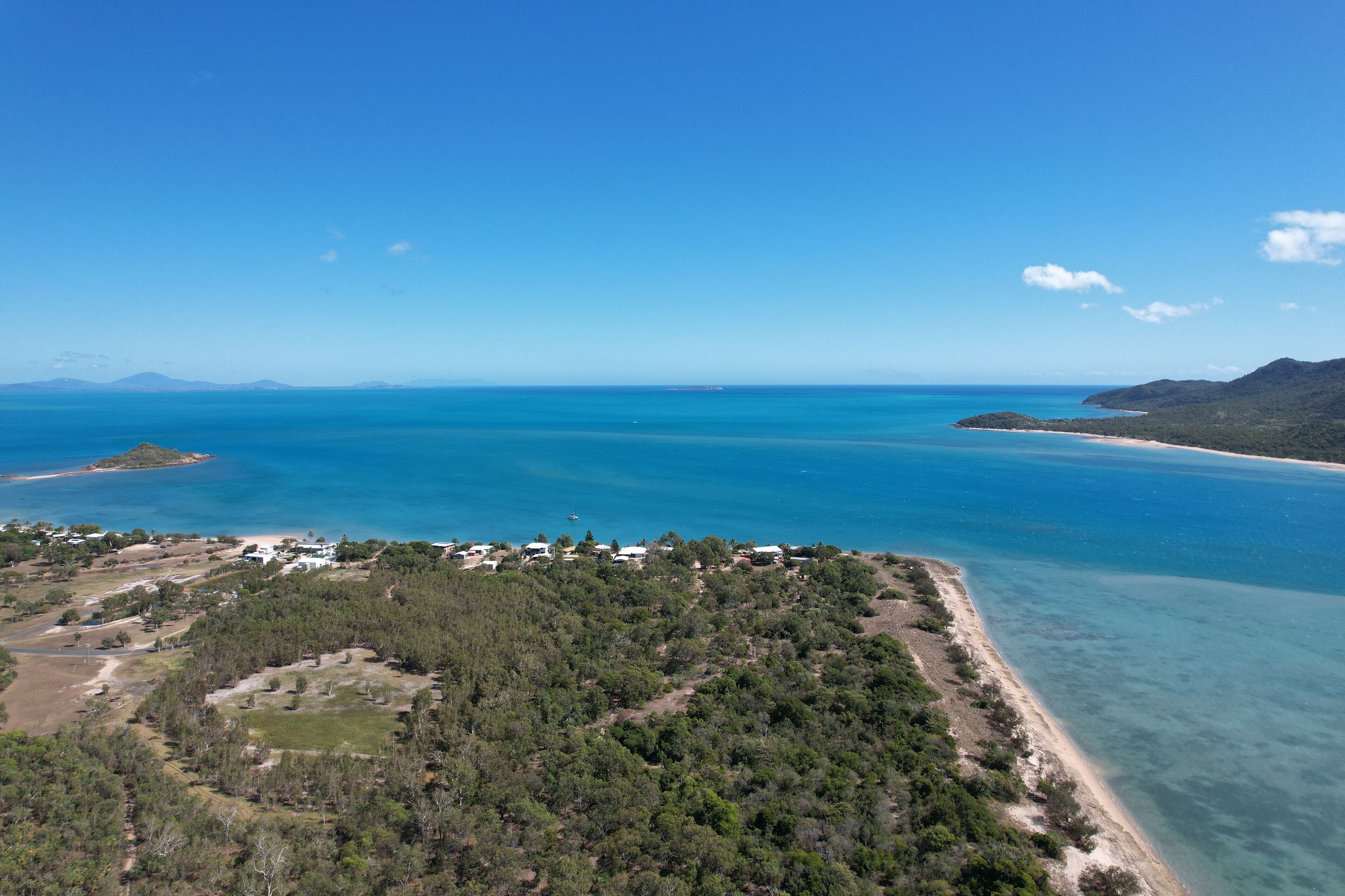 Aerial photo of Cape Gloucester Queensland Australia