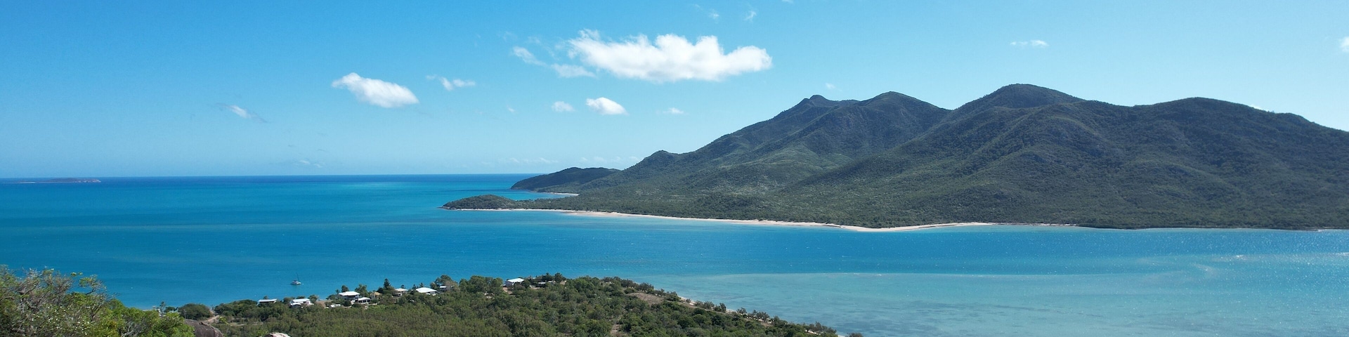 Aerial photo of Cape Gloucester Queensland Australia