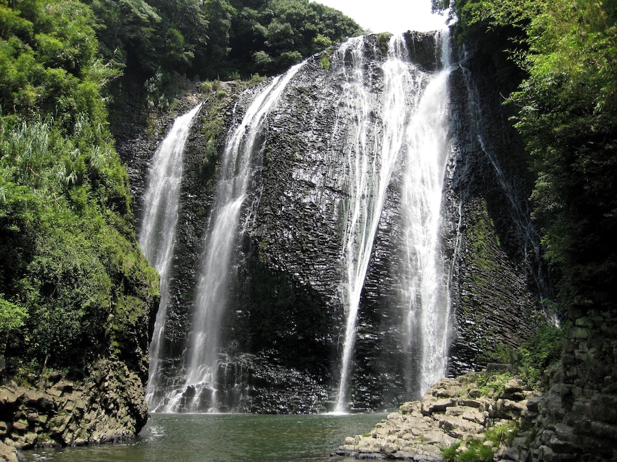 Ryūmondaki Falls in Kagoshima, Japan