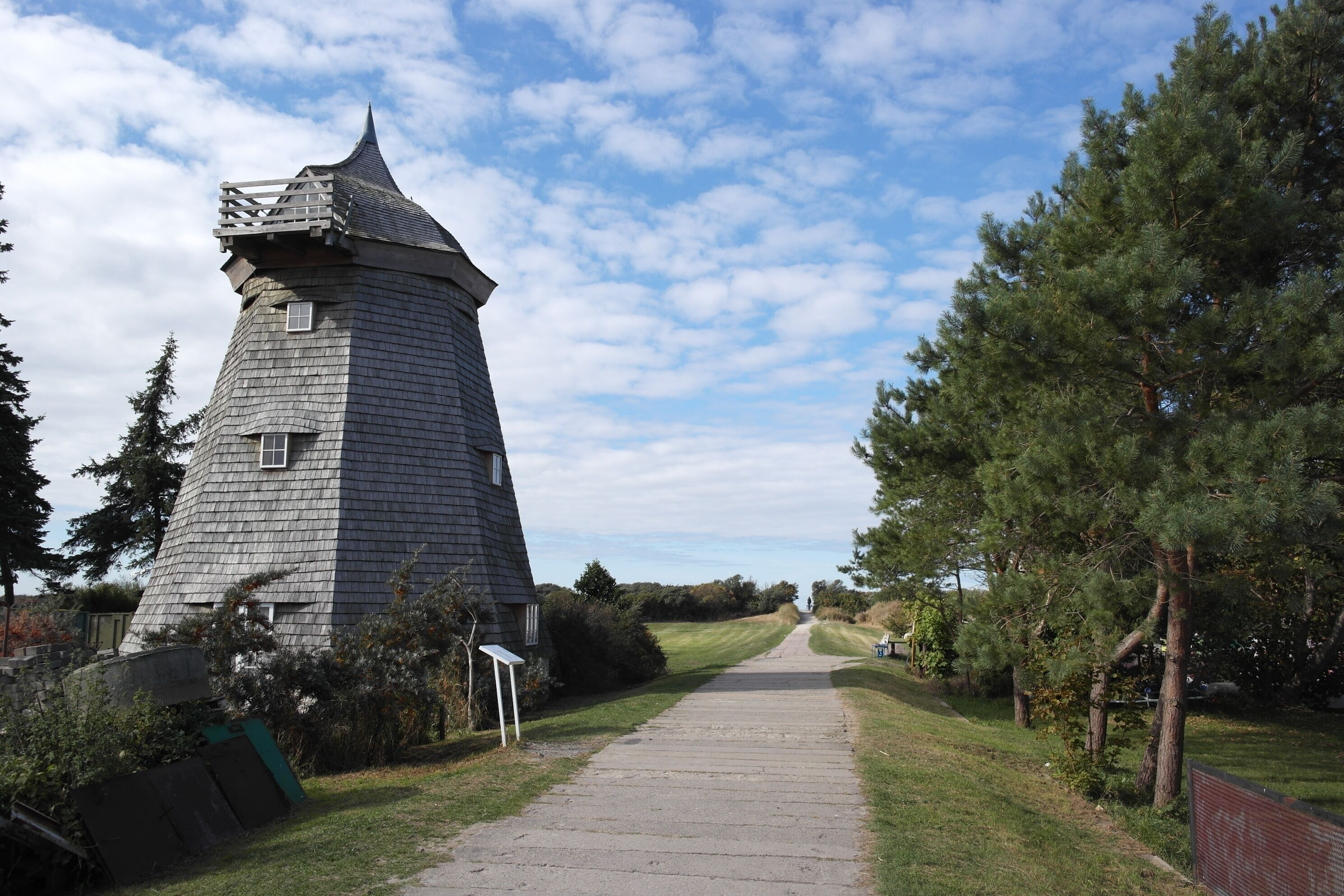 Vitte, mill (now living house), Norderende 175, cultural heritage