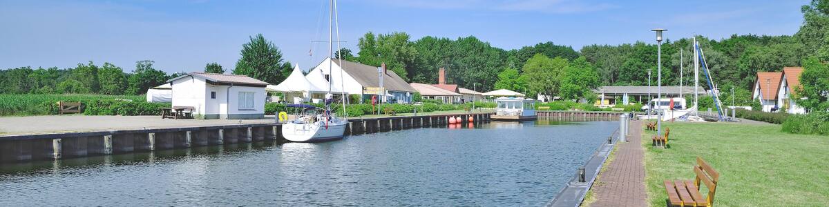 im Hafen von Rankwitz im Lieper Winkel auf Usedom,Ostsee,Mecklenburg-Vorpommern,Deutschland