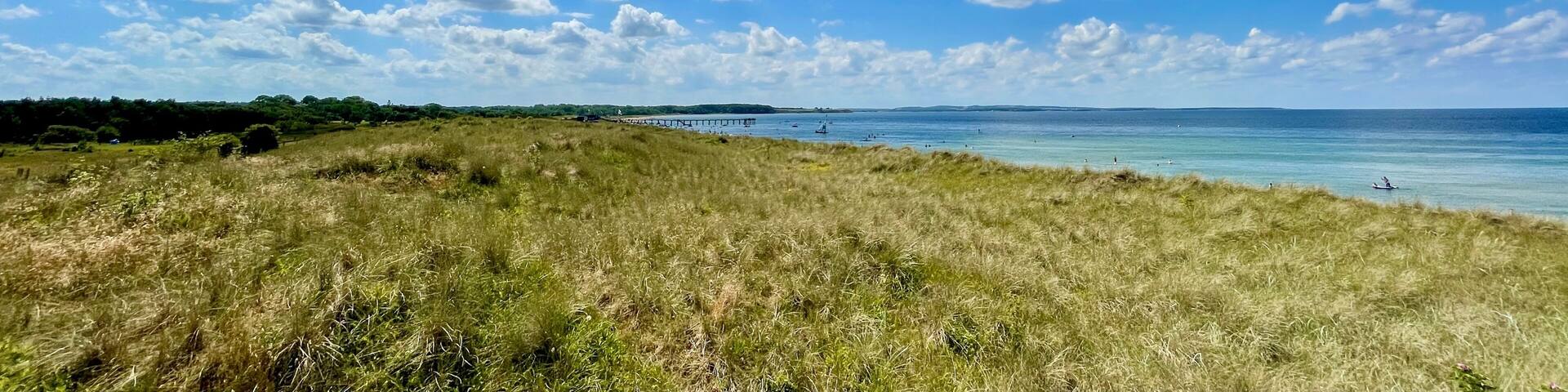 Beautiful landscape at the Baltic Coast of Germany, Weissenhaeuser Strand