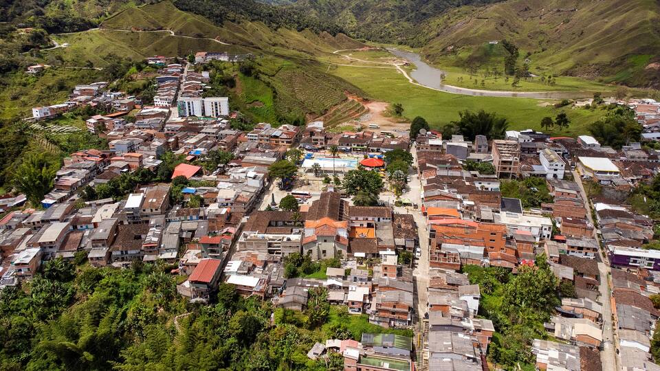 Alejandria, Antioquia - Colombia. November 16, 2025. It is a mountainous municipality located in the central Andes mountain range.