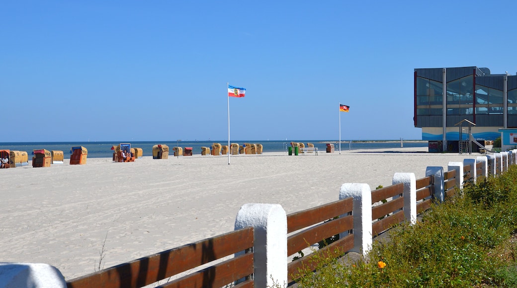 Beach of Laboe at the Kiel Fjord (Germany),
