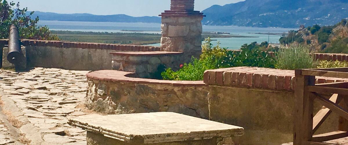 Butrint national park looking on to Corfu